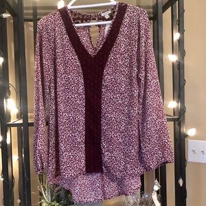 Maroon tunic